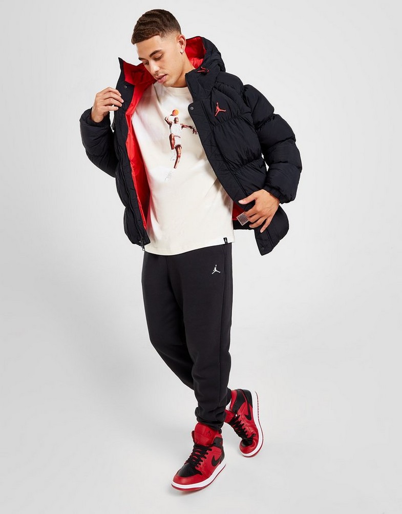 Kurtka męska JORDAN KURTKA ZIMOWA M J ESS PUFFER JACKET DQ7348-010 Czarny