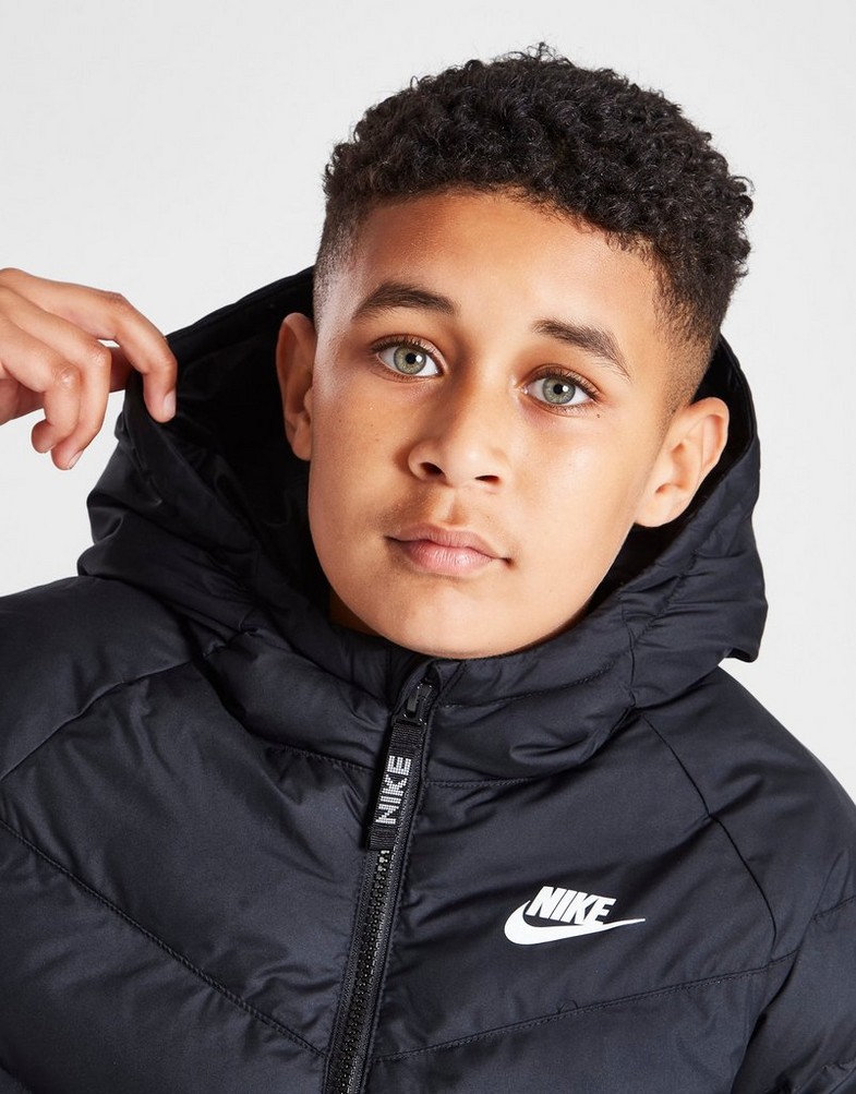 NIKE SPORTSWEAR PADDED JACKET JUNIOR B DX1264013 kolor Czarny