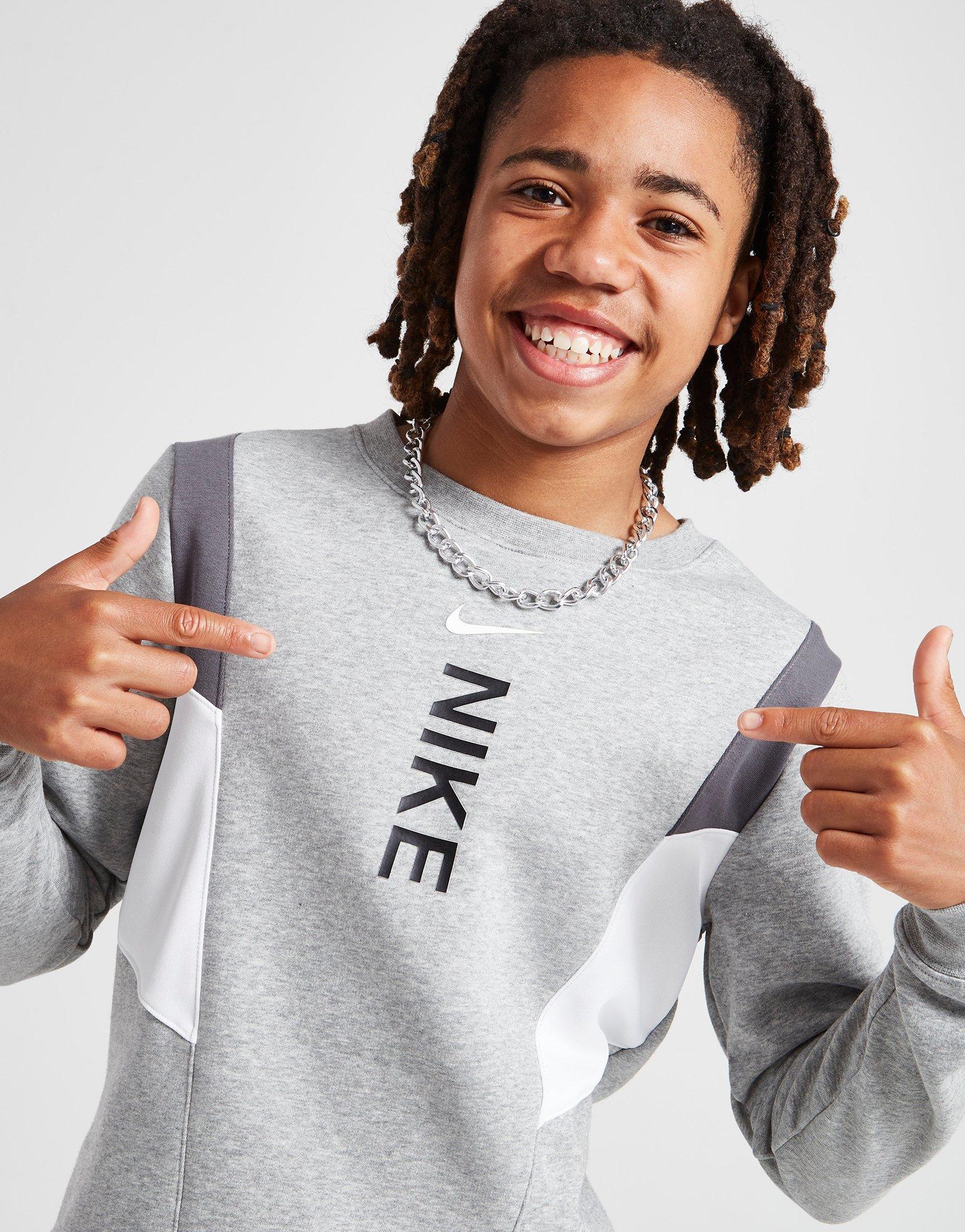 Nike hybrid crew sweatshirt junior sale