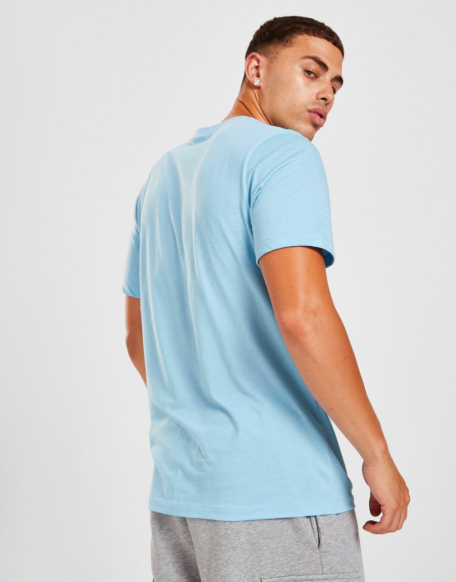 Koszulka, t-shirt męski NIKE T-SHIRT SPORTSWEAR CLUB AR4997-499 Niebieski