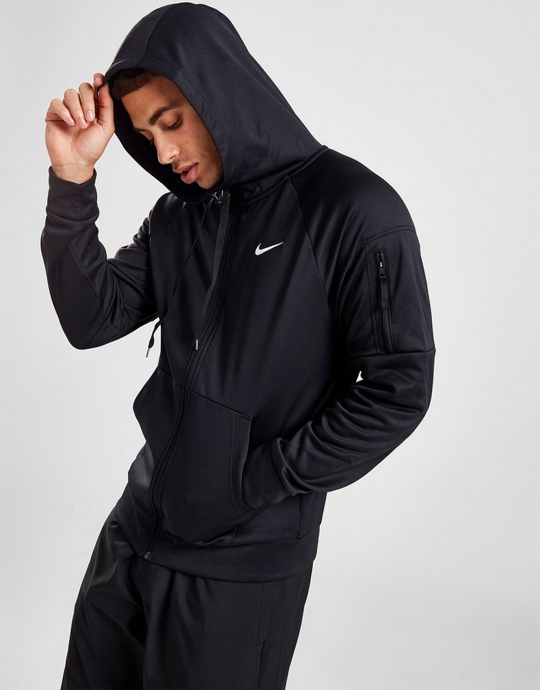 Bluza męska NIKE BLUZA ROZPINANA Z KAPTUREM M NK TF HD FZ DQ4830-010 Czarny
