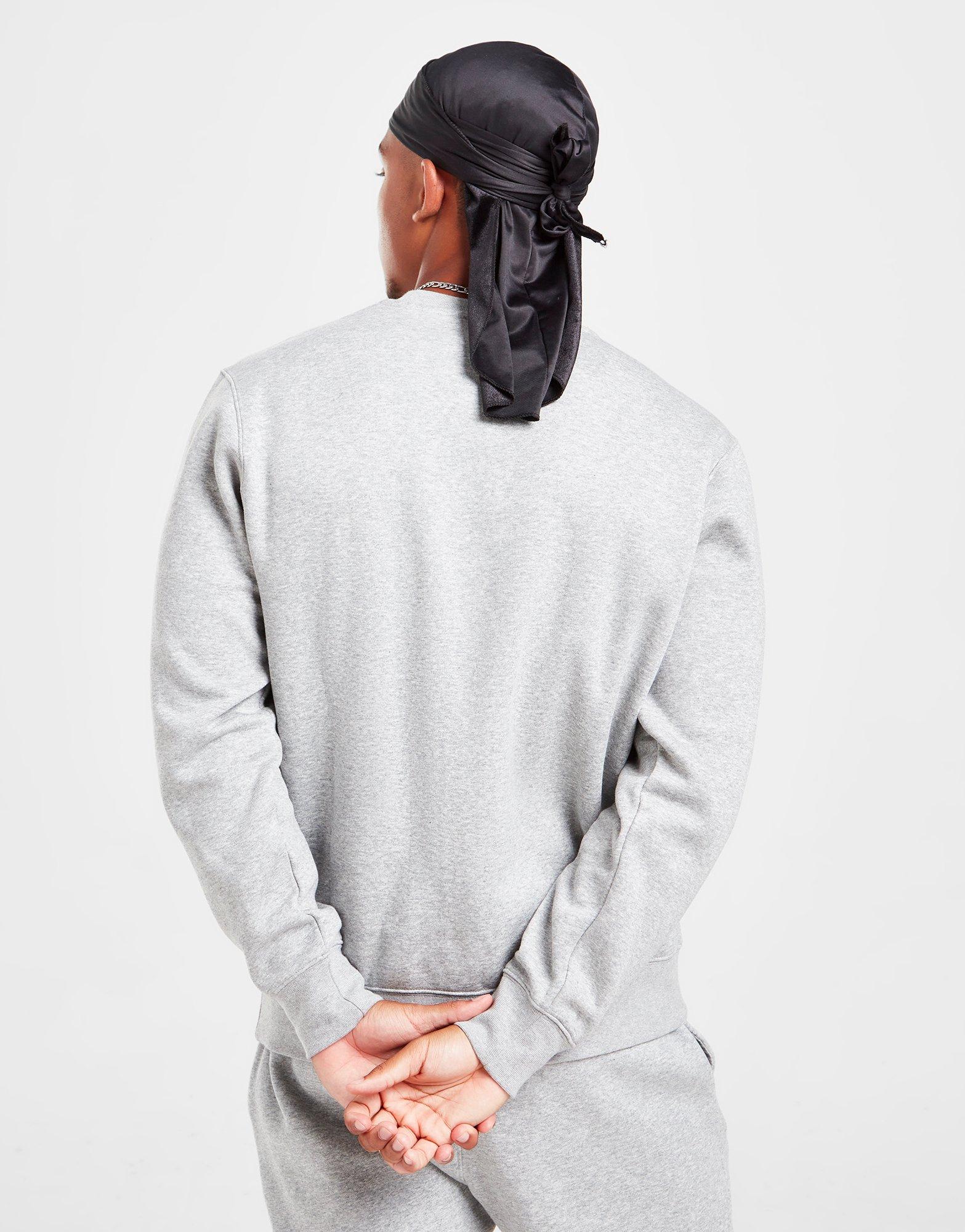 Férfi pulóverek NIKE PULÓVER FDTN CRW DGH/GRY/BLK DQ8383-063 Szürke