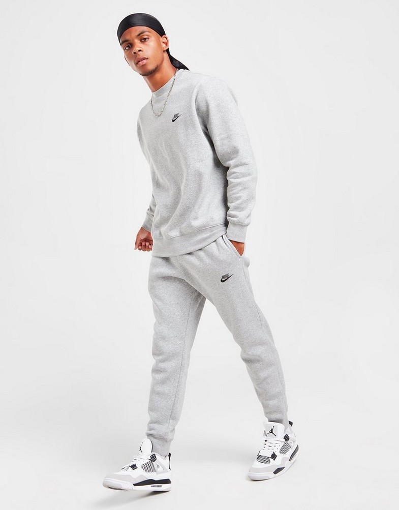 Pánské kalhoty NIKE KALHOTY  FDTN PANT DGH/GRY/BLK DQ8385-063 Šedá