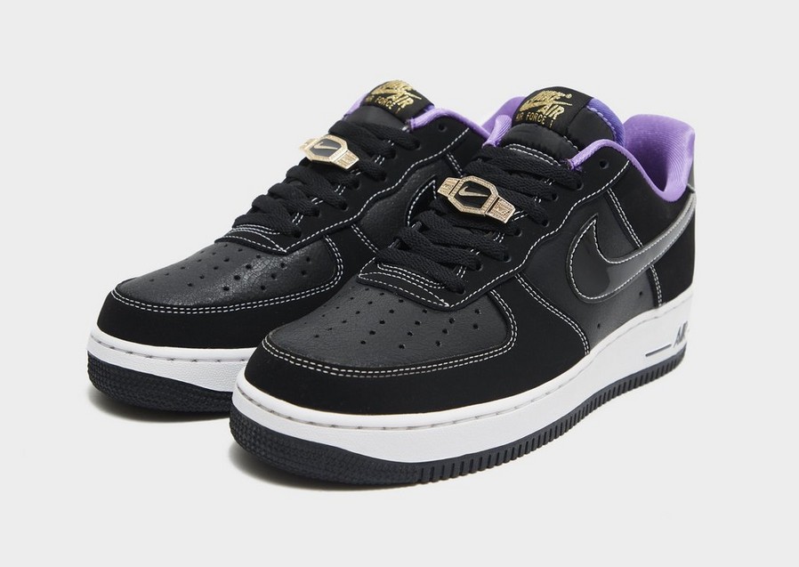 Buty sneakersy męskie NIKE AIR FORCE 1 '07 LV8 EMB DR9866-001 Czarny