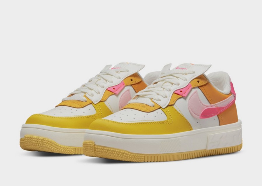 Buty sneakersy damskie NIKE AIR FORCE 1 FONTANKA  DX2675-100 Multicolor