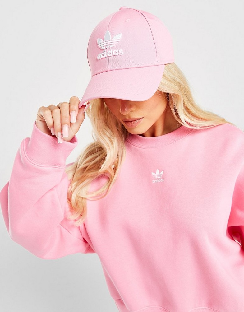 Czapka z daszkiem damska ADIDAS DASZEK TREFOIL CLASSIC CAP HL9329 Różowy