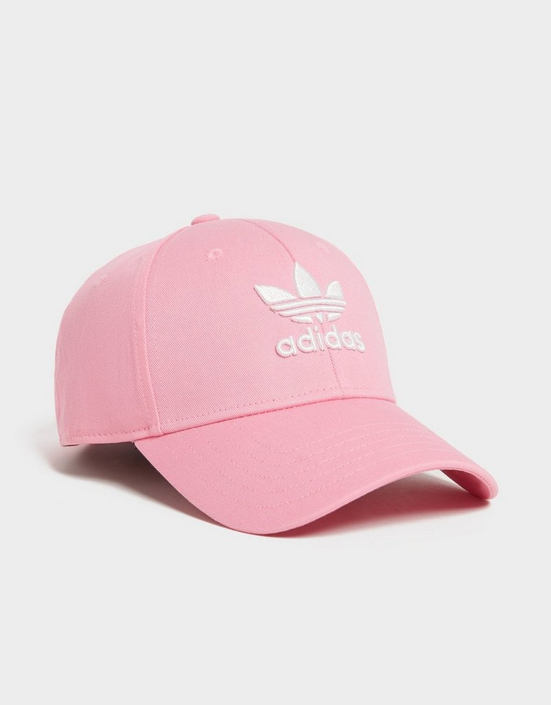 Czapka z daszkiem damska ADIDAS DASZEK TREFOIL CLASSIC CAP HL9329 Różowy