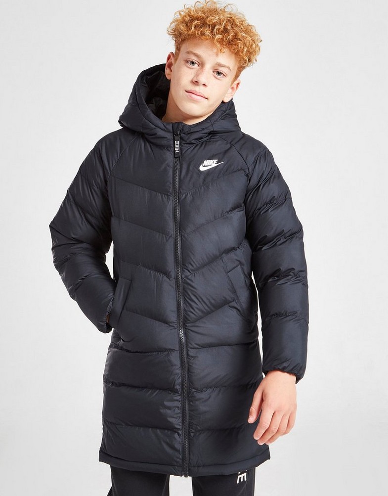 NIKE JACHETĂ PADDED PARKA GIRL DX1268-010 Negru