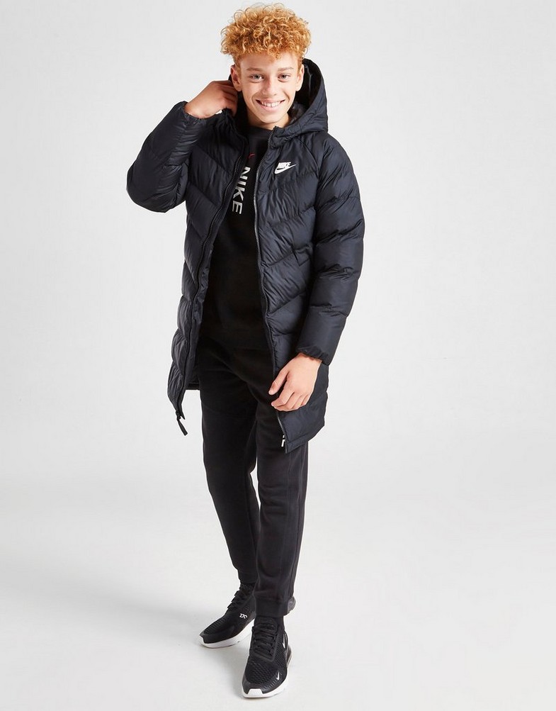 NIKE JACHETĂ PADDED PARKA GIRL DX1268-010 Negru