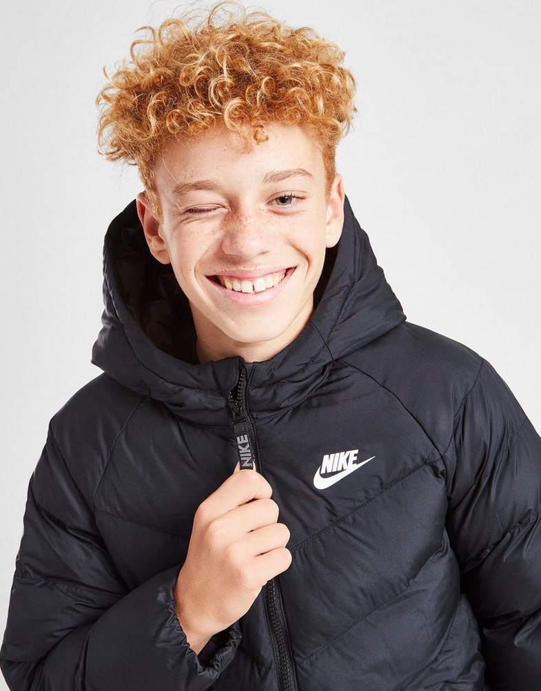 NIKE JACHETĂ PADDED PARKA GIRL DX1268-010 Negru