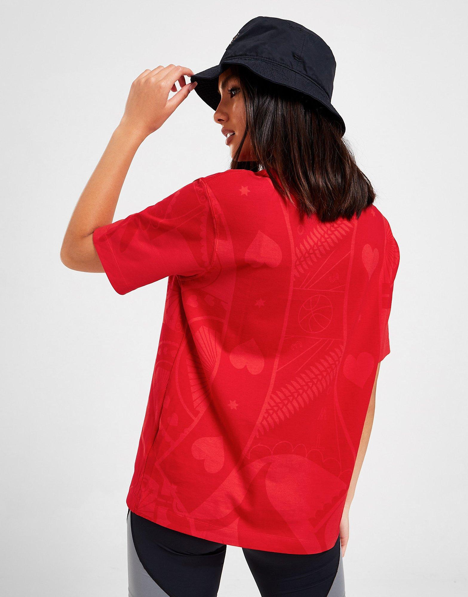 Tricou pentru femei JORDAN TRICOU FLIGHT BOXY TRICOU DQ4591-612 Bordo