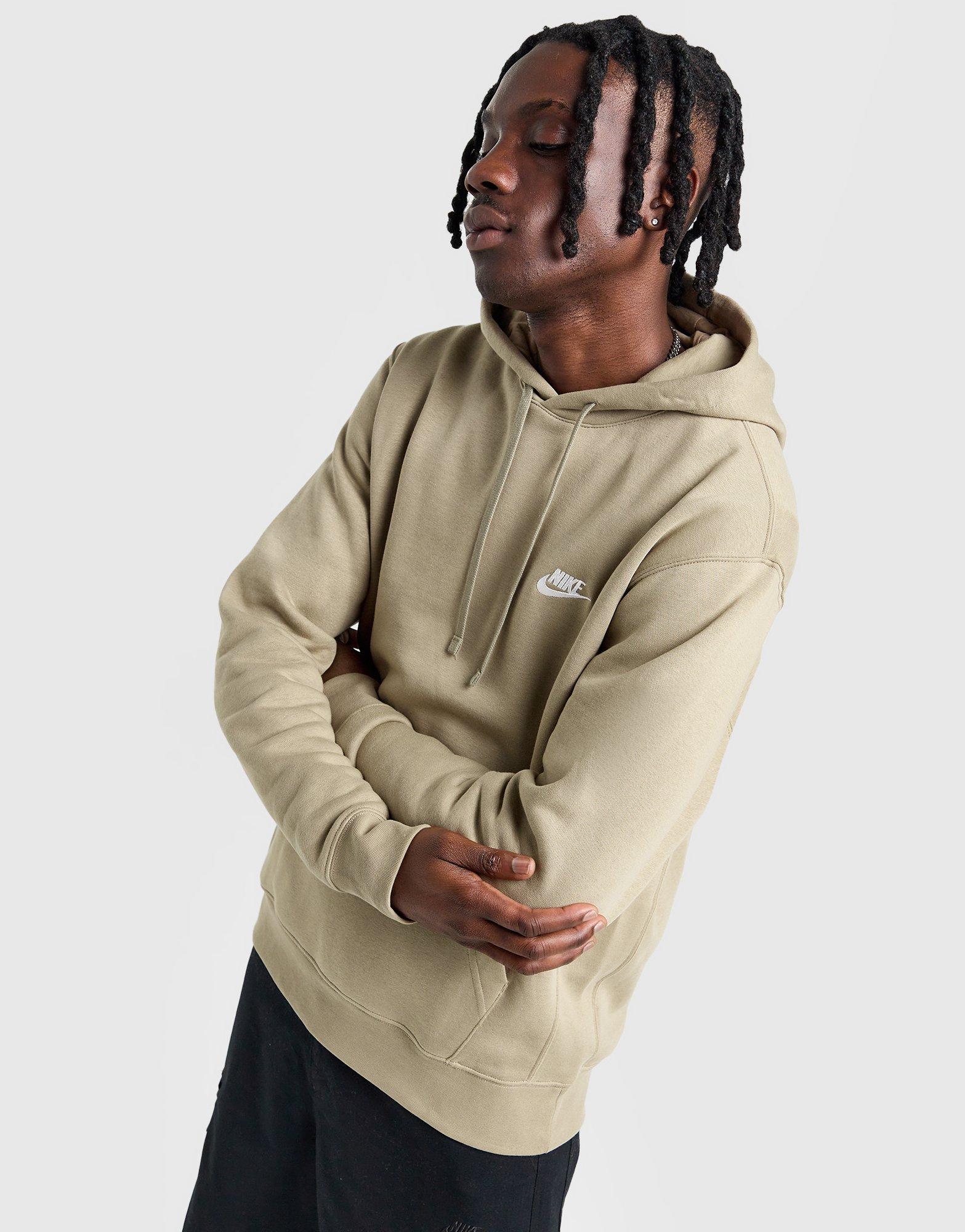 Мъжка блуза NIKE СУИТЧЪР С КАЧУЛКА NIKE SPORTSWEAR CLUB FLEECE BV2654-247 Бежов