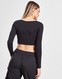 JORDAN T-SHIRT JDN CROP LS T BLK TEE