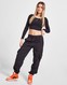 JORDAN T-SHIRT JDN CROP LS T BLK TEE