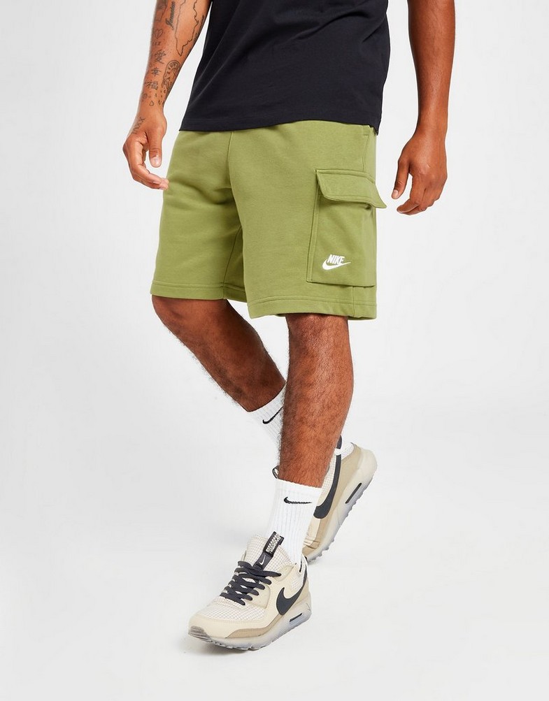 Krótkie spodenki, szorty męskie NIKE SZORTY SPORTSWEAR CLUB DD7014-334 Zielony