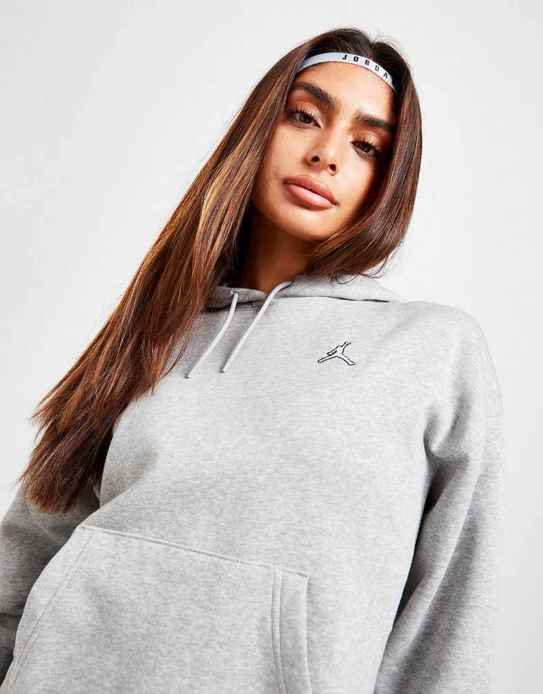 JORDAN ESSENTIAL OVERHEAD HOODIE DQ4458063 kolor Szary Damskie