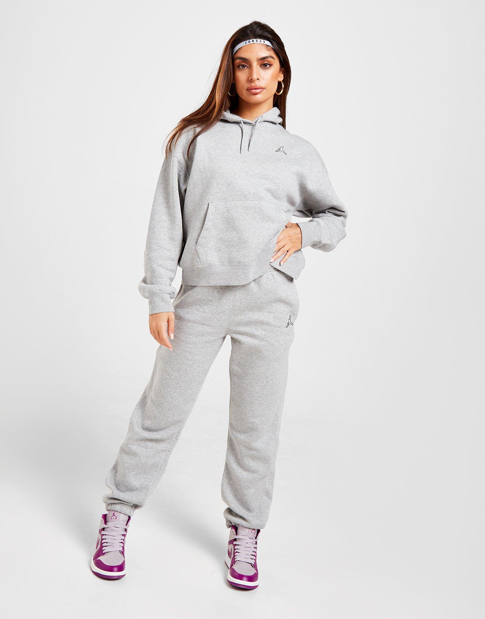 Dámska mikina JORDAN ESSENTIAL OVERHEAD HOODIE DQ4458-063 Sivá