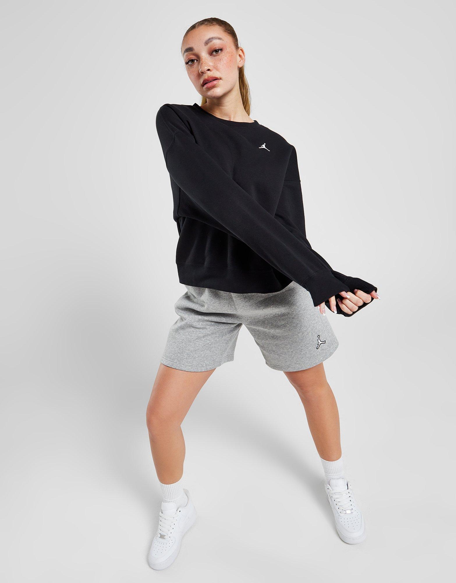 Női pulóver JORDAN ESSENTIAL CREW SWEATSHIRT DQ4462-010 Fekete