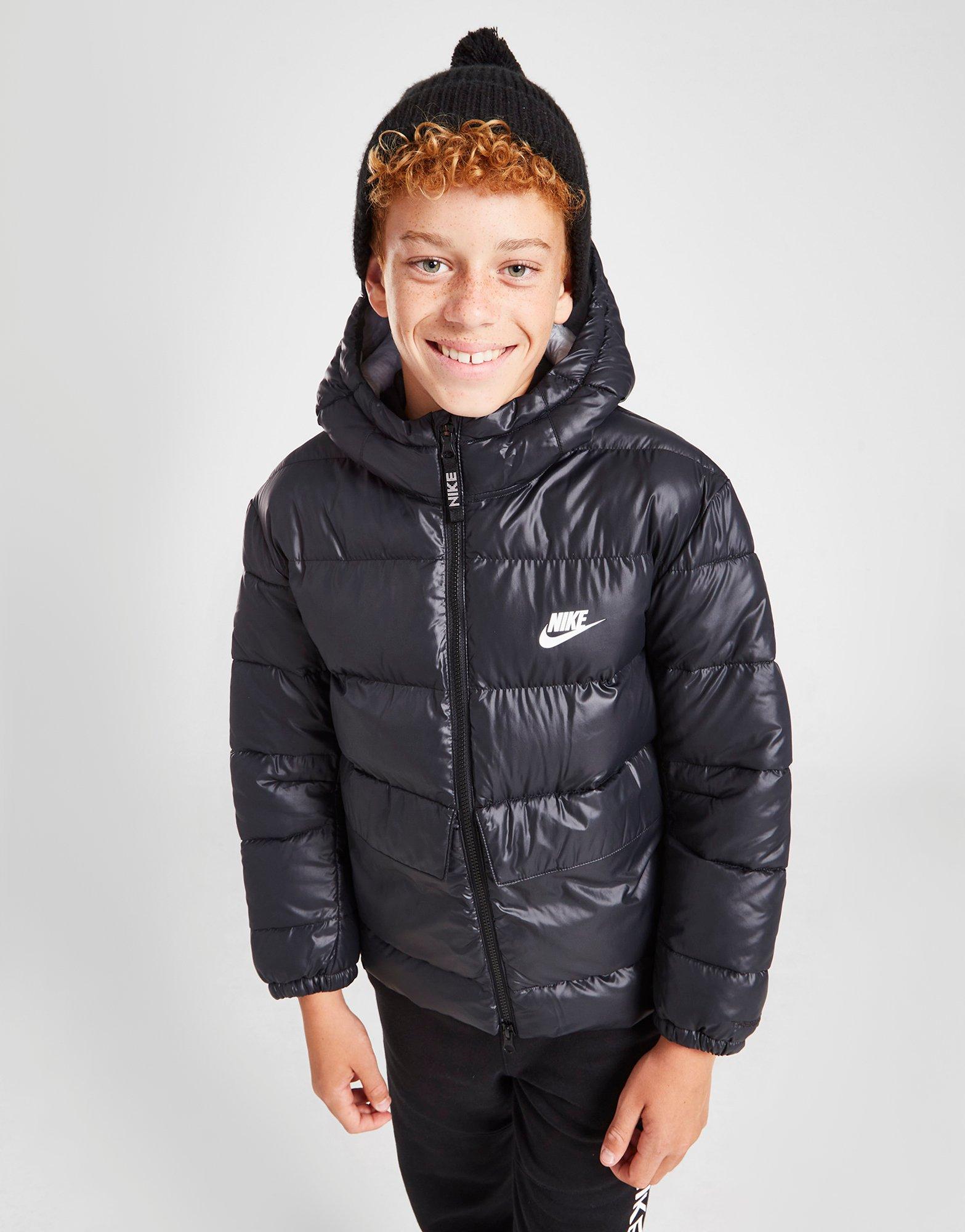 Детско зимно яке NIKE ЯКЕ ECODWN BK HIT PAD JKT DQ9046-010 Черен