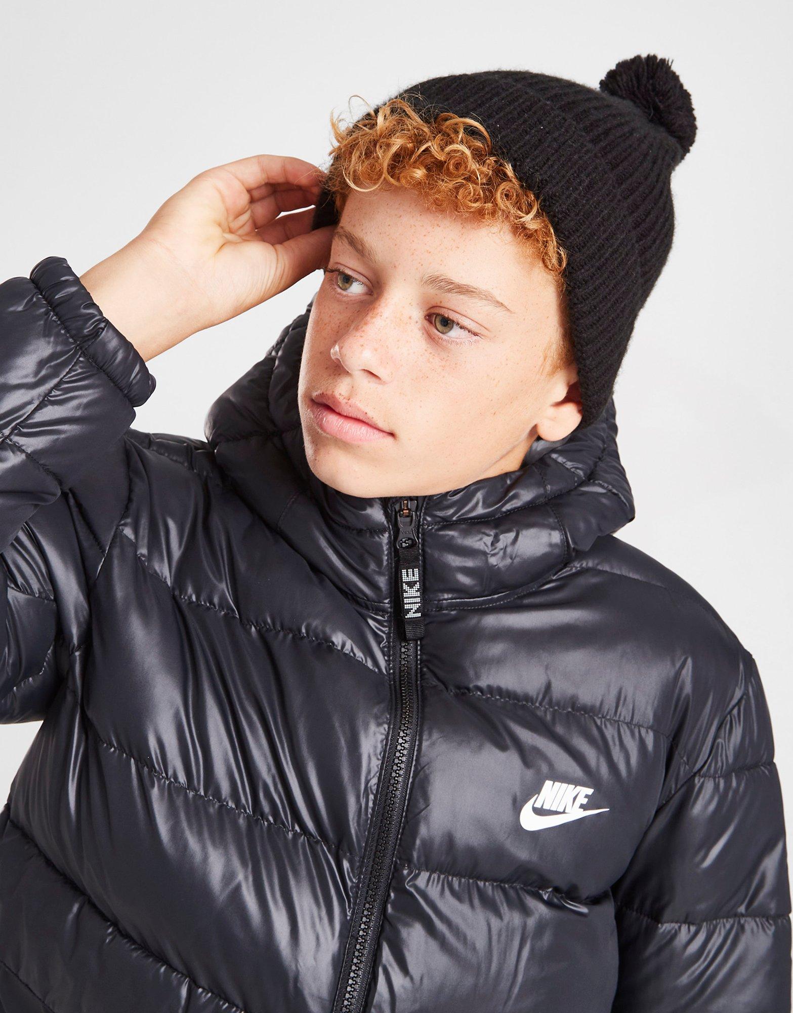 Детско зимно яке NIKE ЯКЕ ECODWN BK HIT PAD JKT DQ9046-010 Черен