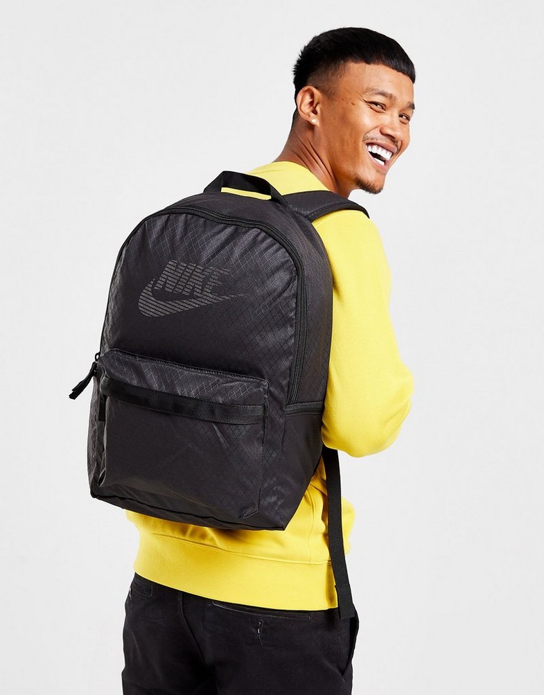 Rucsac pentru bărbați NIKE RUCSAC NK HERITAGE BKPK - MTRL DQ5750-010 Negru