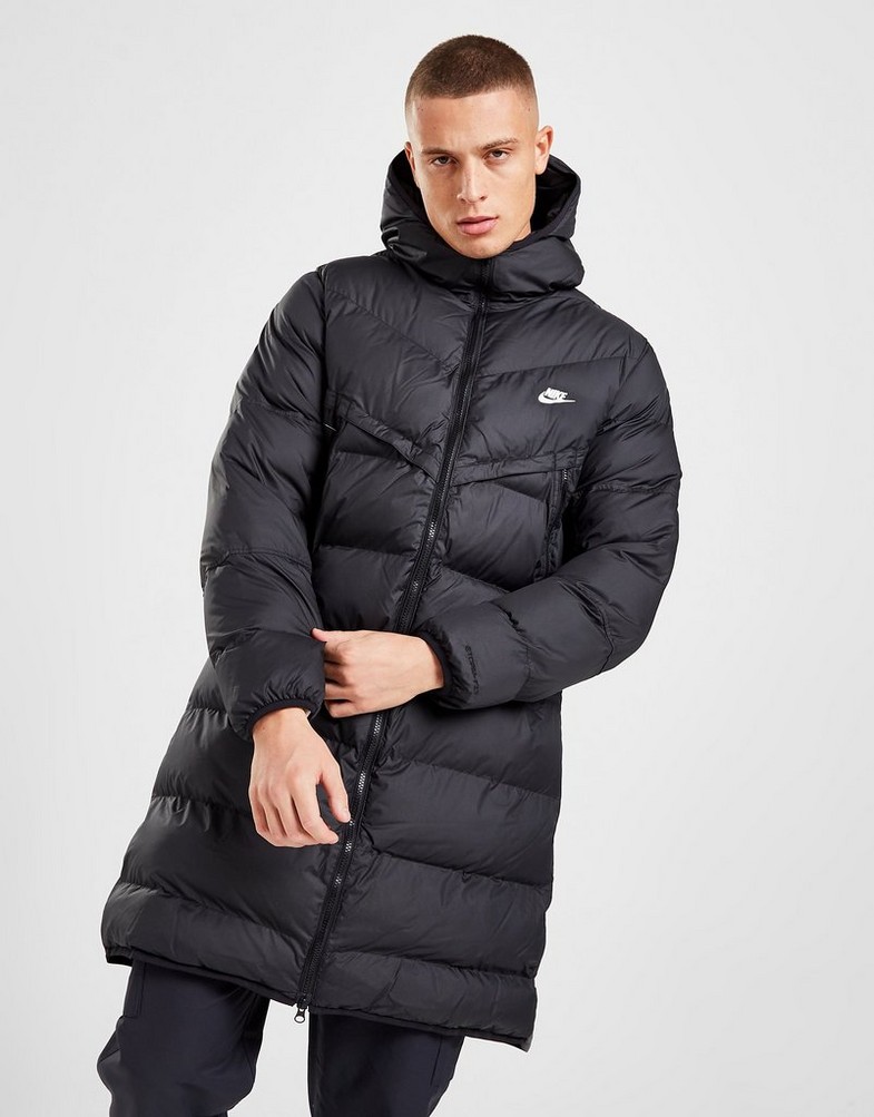 Kurtka męska NIKE KURTKA ZIMOWA M NK SF WR PL-FLD HD PARKA DR9609-010 Czarny