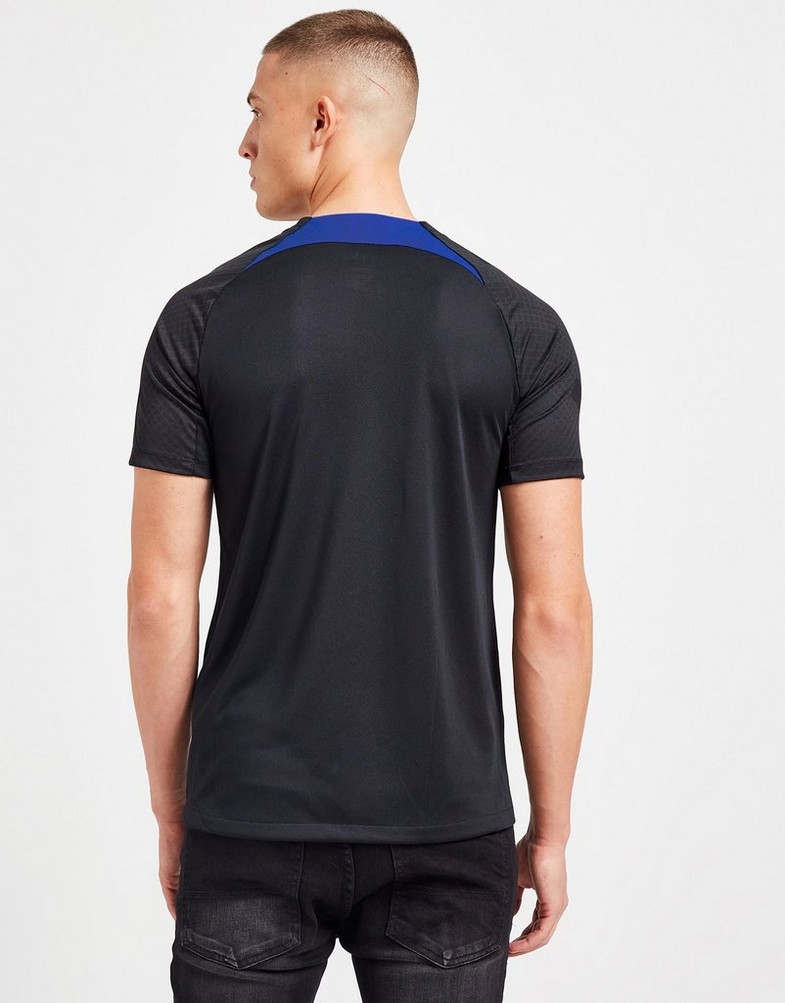 Koszulka, t-shirt męski NIKE KRÓTKI RĘKAW PARIS SAINT GERMAIN STRIKE TOP DN1271-011 Czarny