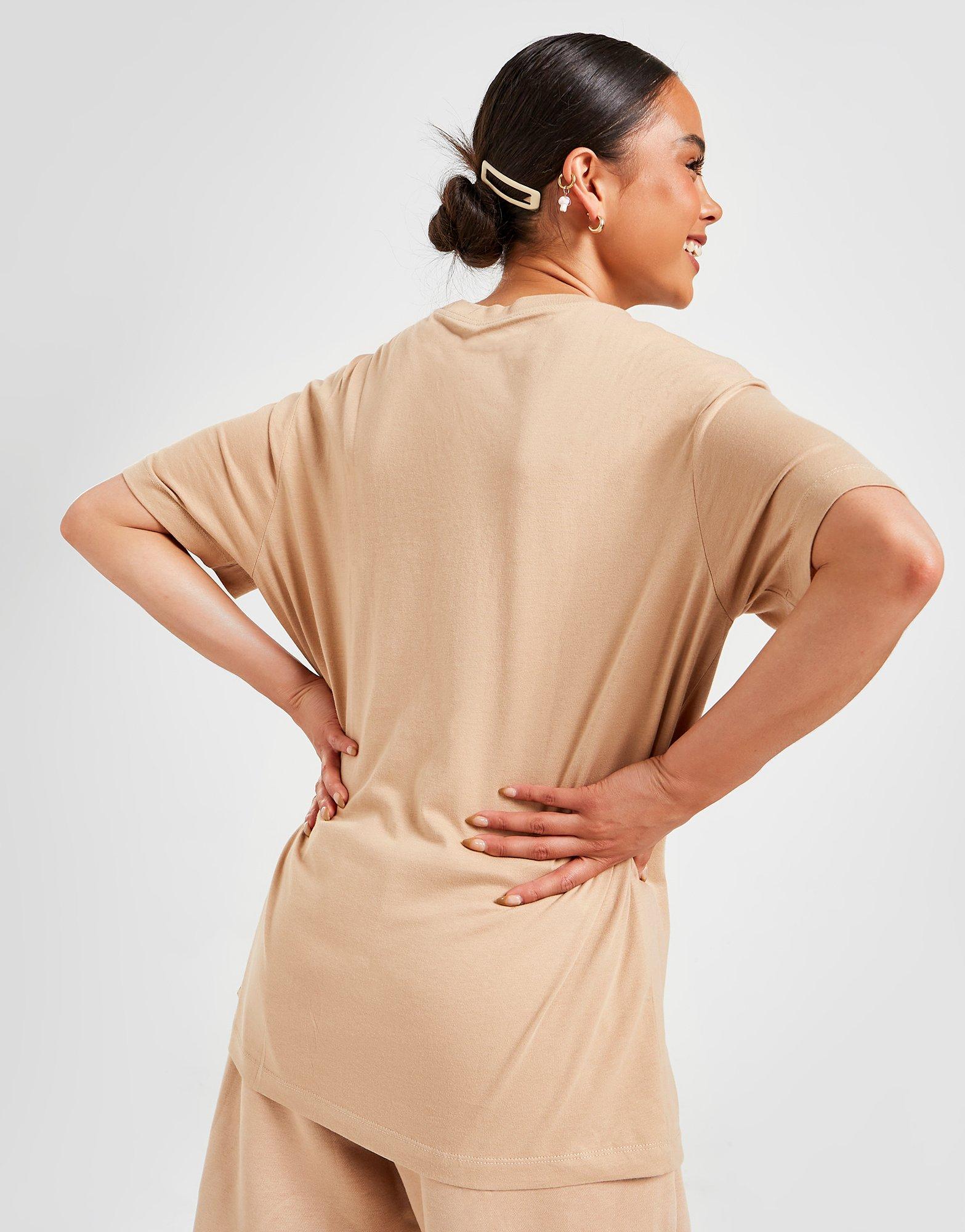 Дамска тениска NIKE ТЕНИСКА W NSW ESSNTL TEE BF LBR DN5697-200 Бежов