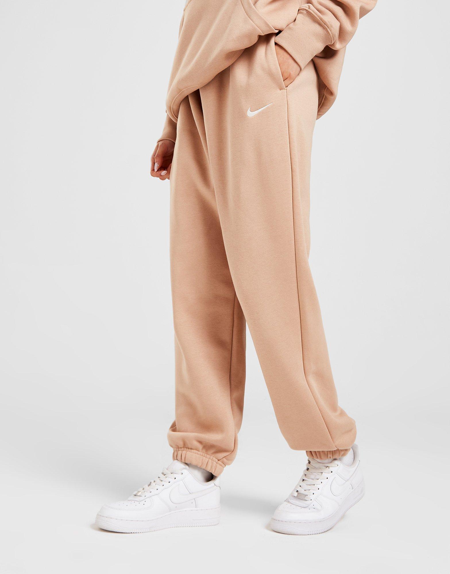 Moteriškos kelnės NIKE KELNĖS STYL FLC OS PNT HEMP DQ5887-200 Rusva