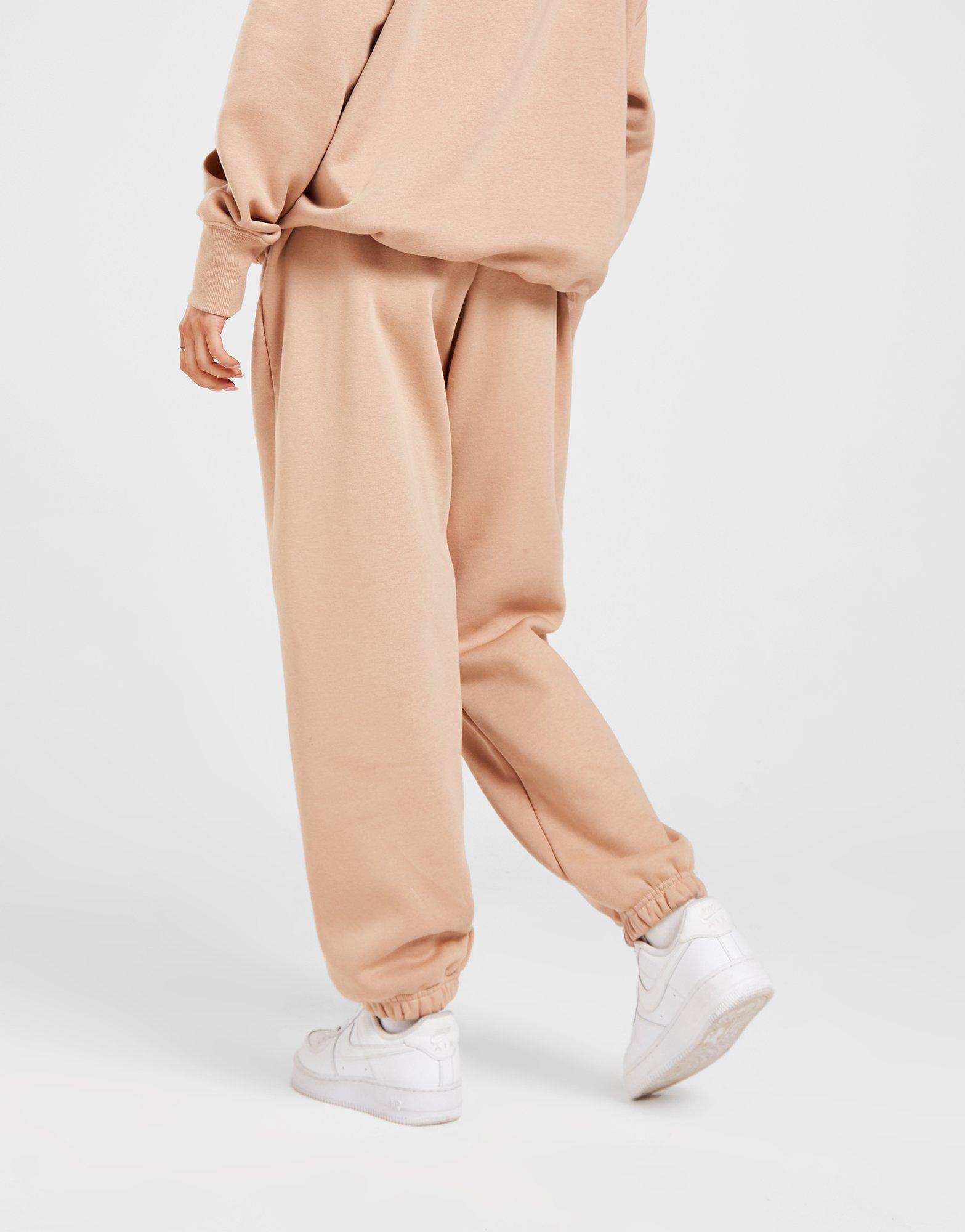 Moteriškos kelnės NIKE KELNĖS STYL FLC OS PNT HEMP DQ5887-200 Rusva