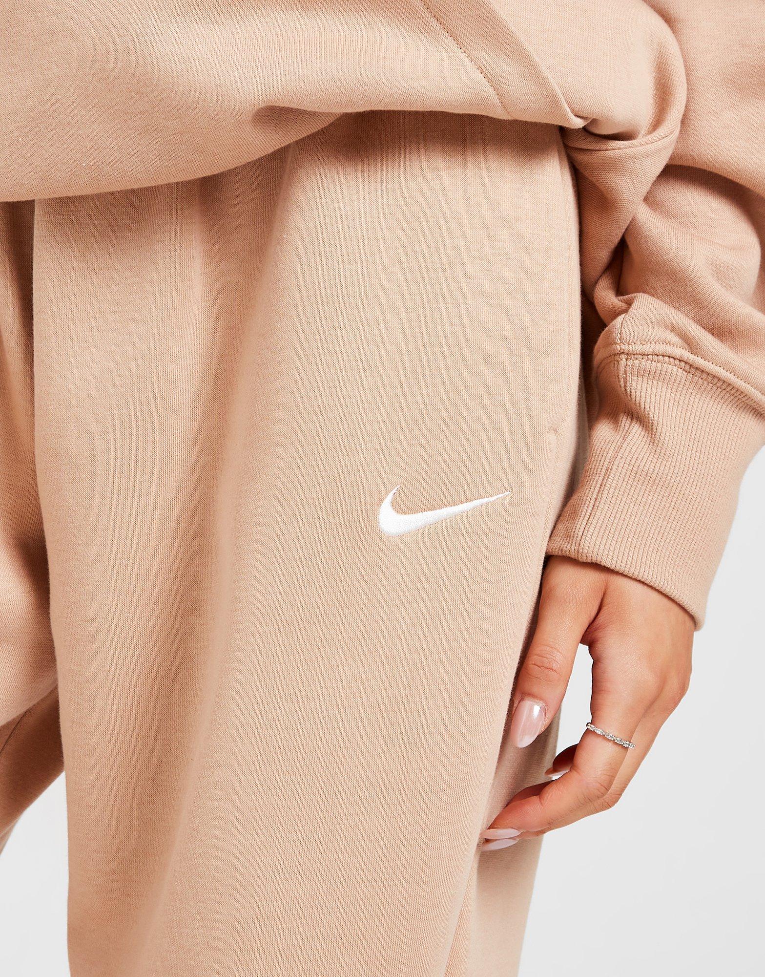 Moteriškos kelnės NIKE KELNĖS STYL FLC OS PNT HEMP DQ5887-200 Rusva