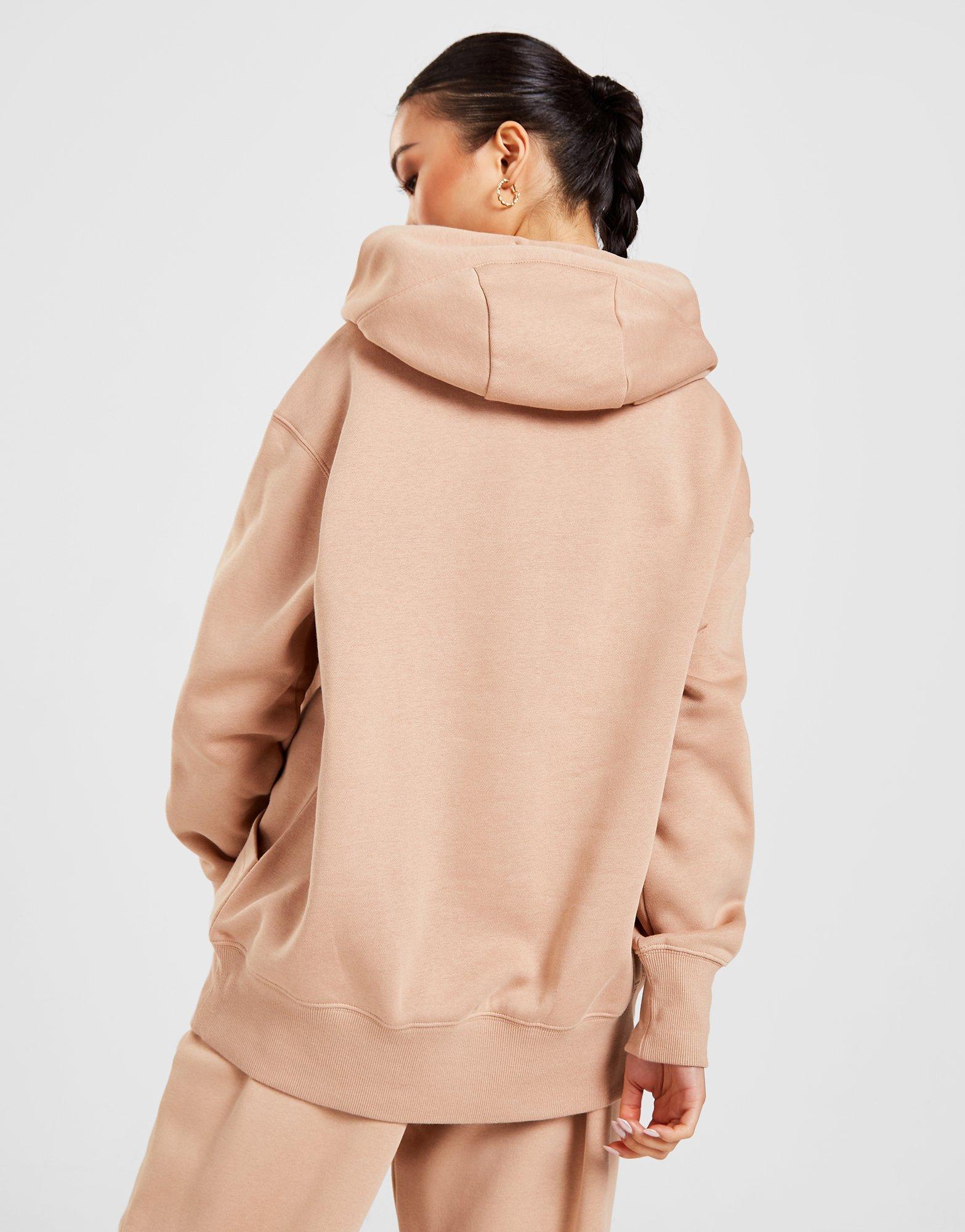 Női pulóver NIKE PULÓVER KAPUCNIS W NSW STYLE FLC PO HOODIE OS DQ5860-200 Bézs