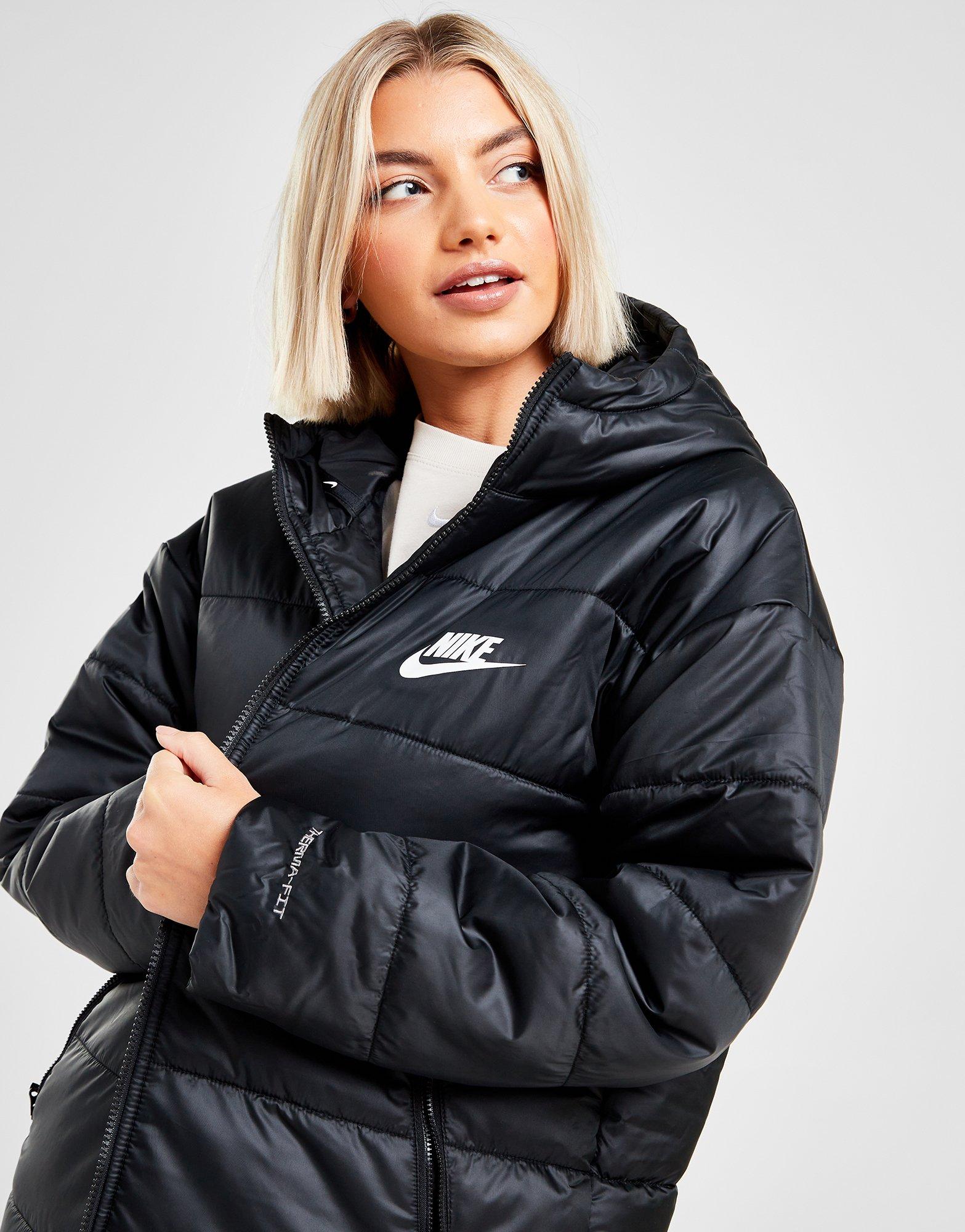 Дамско яке NIKE SWOOSH PARKA JACKET DX1798-010 Черен