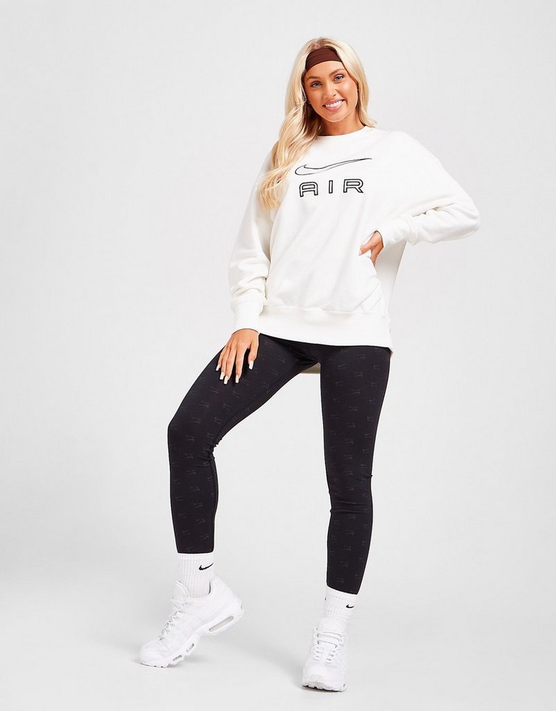 Női leggings NIKE LEGGINGS AIR AOP HR TGT BLK DQ6573-010 Fekete