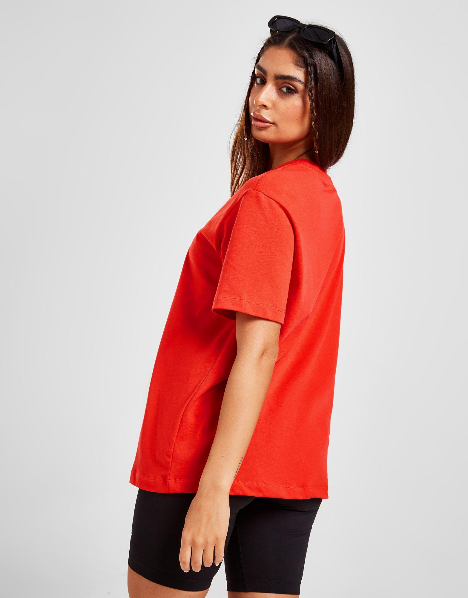 Női póló NIKE AIR BOYFRIEND PÓLÓ  DR8982-696 Piros