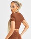 NIKE T-SHIRT AOP JAQ CRP T CACAO