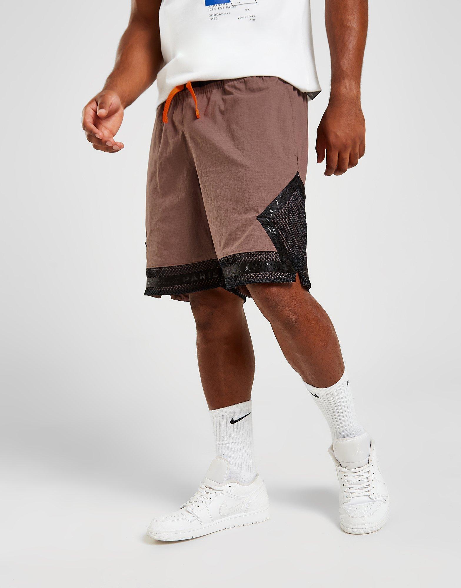 Krótkie spodenki, szorty męskie NIKE SZORTY PSG STMT DMND SH DN6148-291 Brązowy