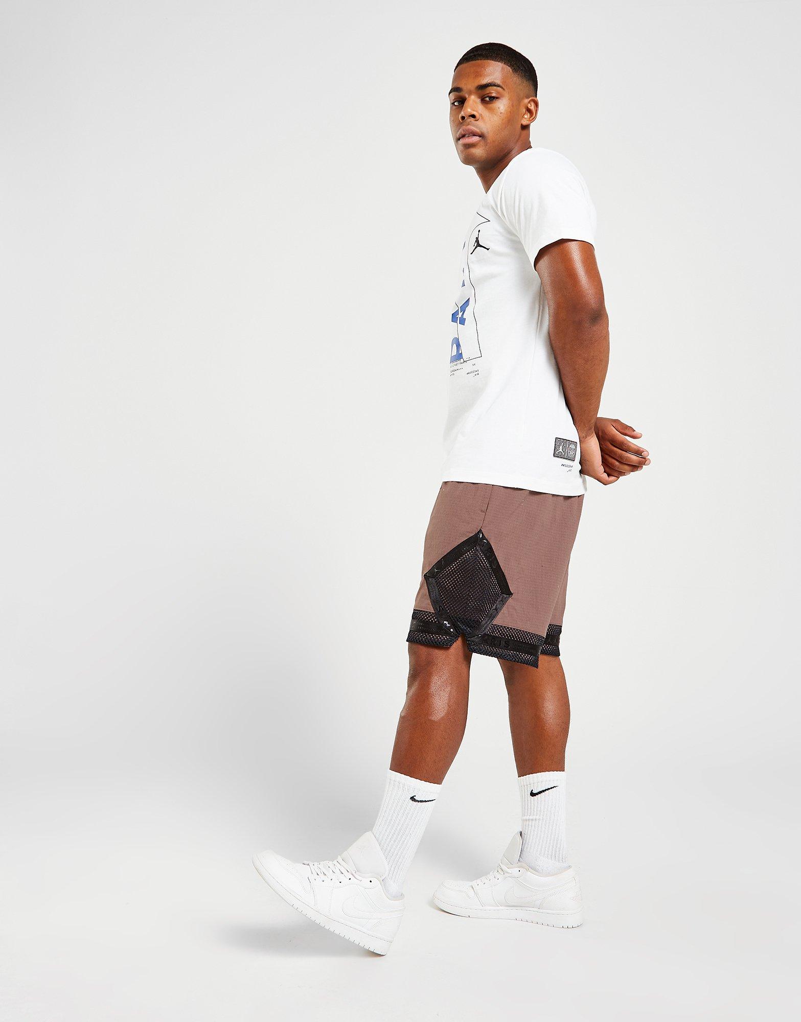 Krótkie spodenki, szorty męskie NIKE SZORTY PSG STMT DMND SH DN6148-291 Brązowy