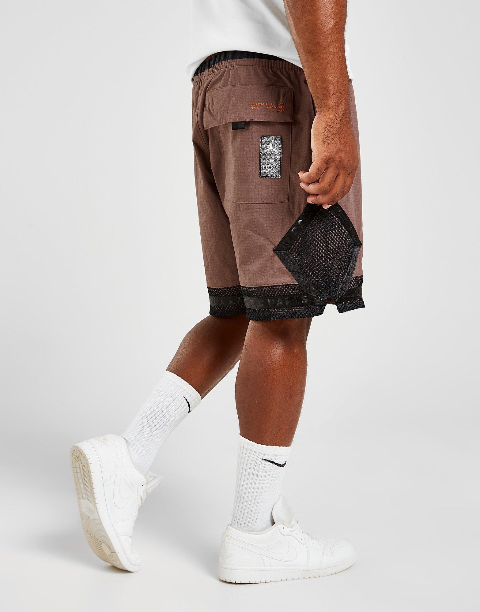 Krótkie spodenki, szorty męskie NIKE SZORTY PSG STMT DMND SH DN6148-291 Brązowy