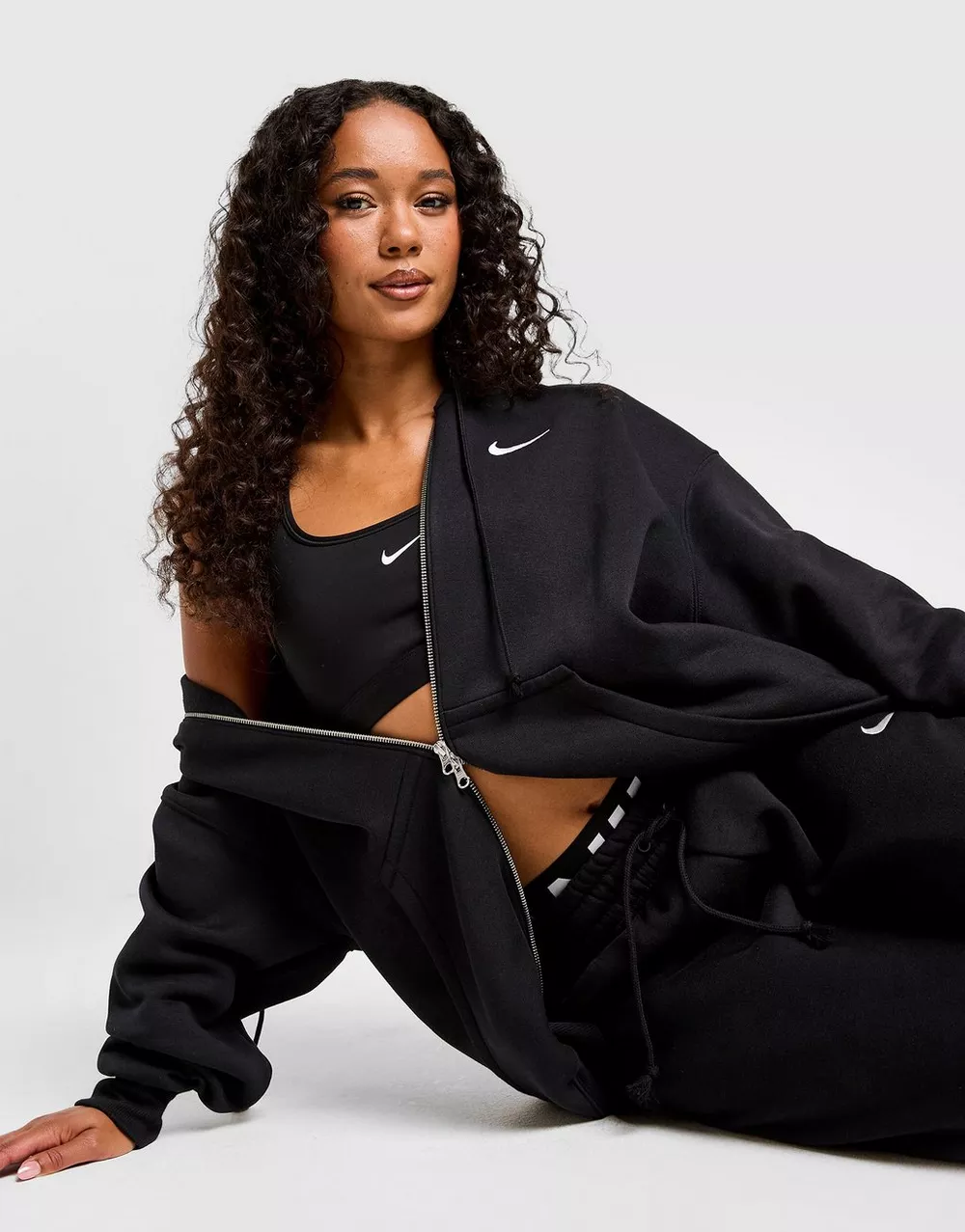 NIKE КОФТА НА БЛИСКАВЦІ W NSW   PHNX FLC FZ OS HOODIE PHOENI, фото 1 з 6