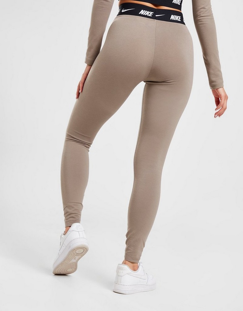 Legginsy damskie NIKE LEGGINGS HW LOGO LEG M'FOSSIL DM4651-087 Szary