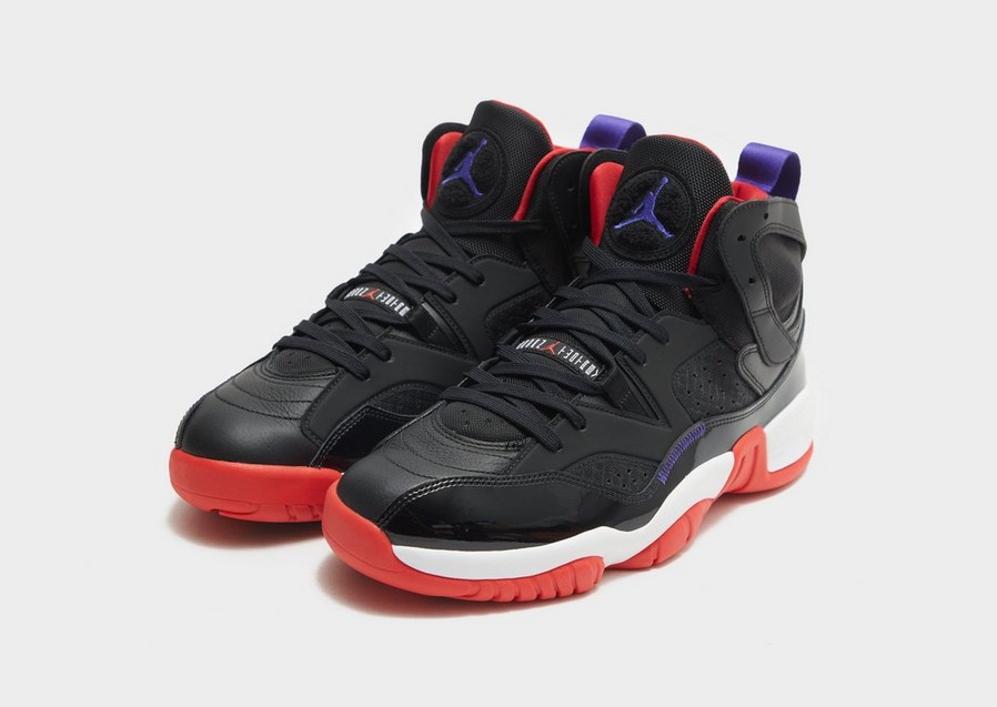 Buty sneakersy męskie JORDAN JUMPMAN TWO TREY  DO1925-001 Czarny