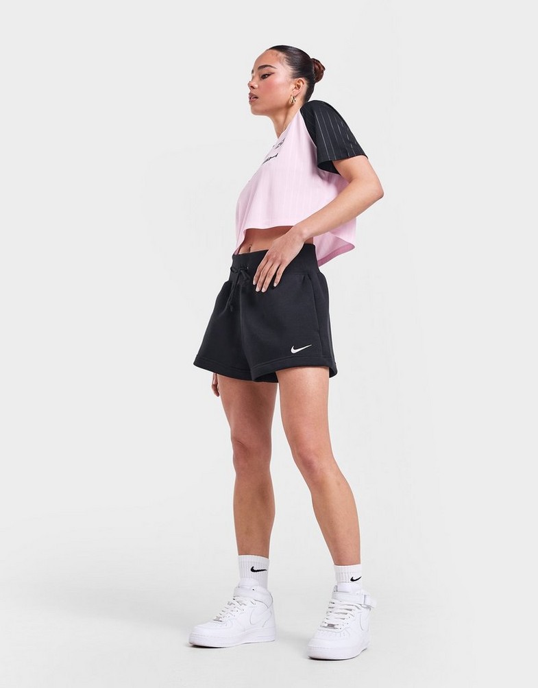 Жіночі шорти NIKE ШОРТИ W NSW PHNX FLC HR SHORT FD1409-010 Чорний