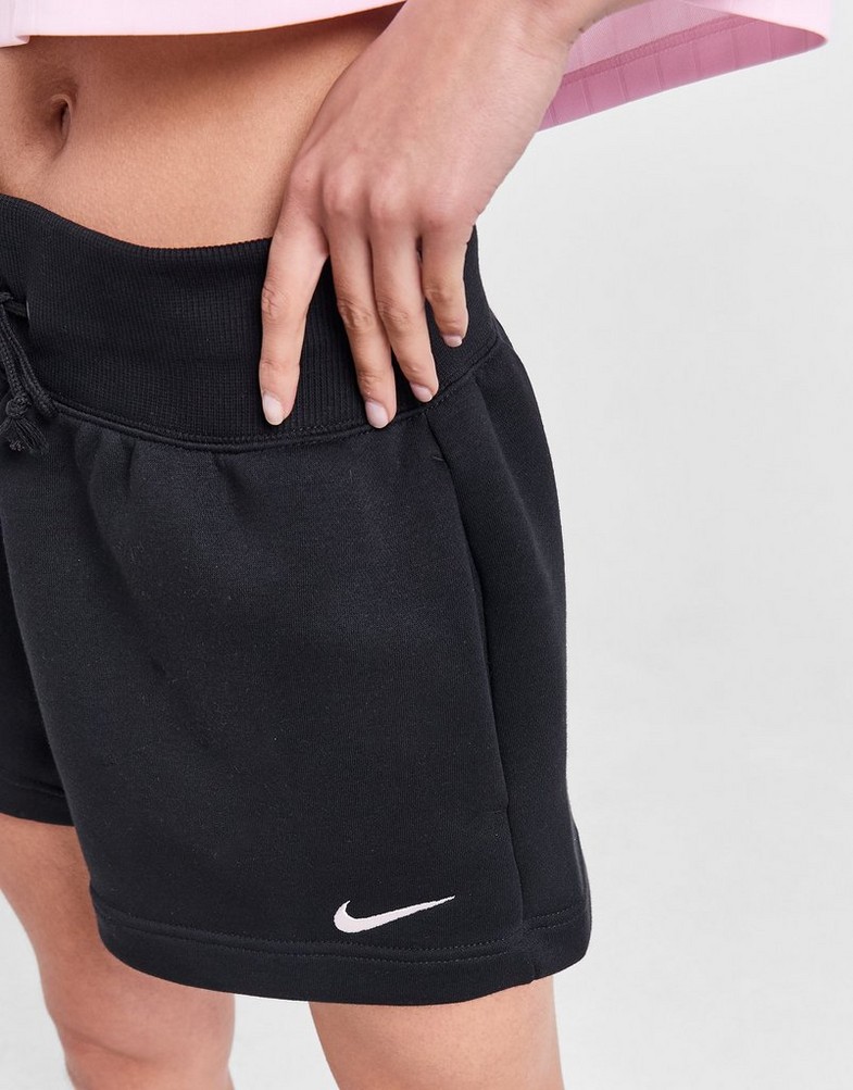 Жіночі шорти NIKE ШОРТИ W NSW PHNX FLC HR SHORT FD1409-010 Чорний