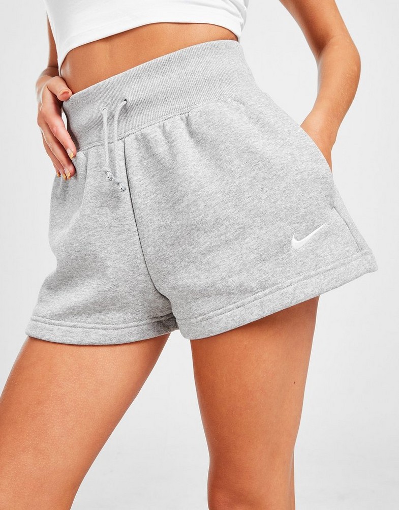 Дамски шорти NIKE ШОРТИ W NSW PHNX FLC HR SHORT SHORTS FD1409-063 Сив