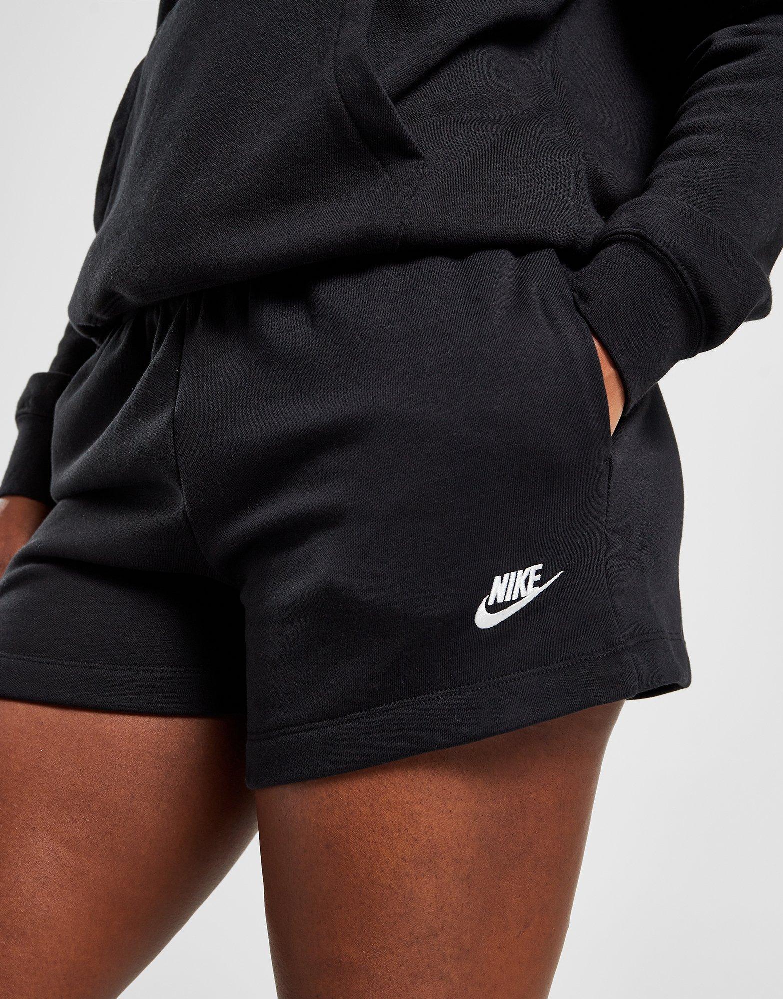 Дамски шорти NIKE ШОРТИ W NSW CLUB FLC MR SHORT DQ5802-010 Черен