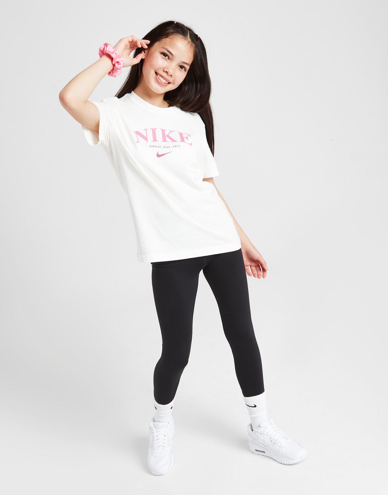 Detské tričko NIKE GIRLS' TREND BOYFRIEND TRIČKO JUNIOR GIRL DV6137-133 Béžová