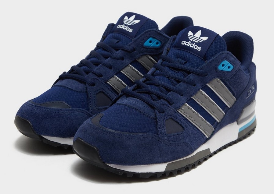 Buty sneakersy męskie ADIDAS ZX 750 HQ4296 Granatowy