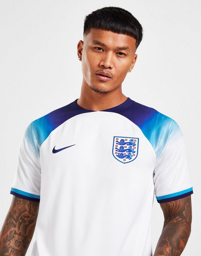 Koszulka, t-shirt męski NIKE KRÓTKI RĘKAW ENGLAND 2022/23 STADIUM HOME JERSEY DN0687-100 Biały