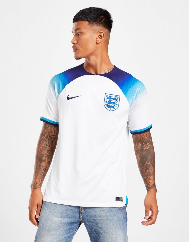 Koszulka, t-shirt męski NIKE KRÓTKI RĘKAW ENGLAND 2022/23 STADIUM HOME JERSEY DN0687-100 Biały